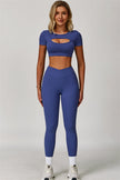 The Lavish Cut-out Crop Top