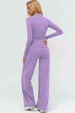 The Twirl Zip Jacket Straight Leg Pants 2-Piece Set