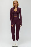 The Delight Jacket Sports Bra Leggings 3-Piece Set