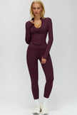 The Delight Jacket Sports Bra Leggings 3-Piece Set