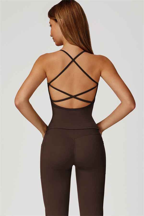 The Propel Crop Top Flared Leggings 2-Piece Set