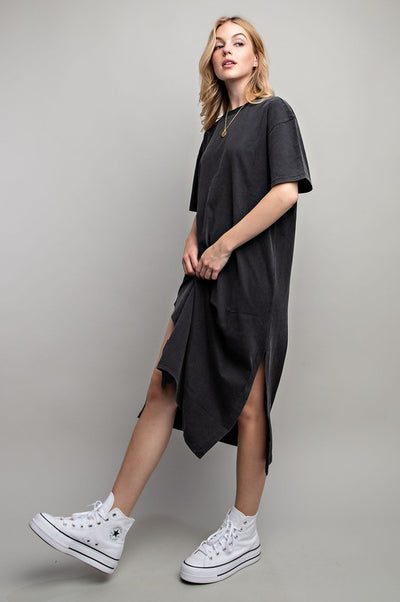 Loose Fit T-Shirt Dress - Pikemla