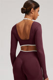 The Elevate Long Sleeve Crop top