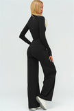 The Twirl Zip Jacket Straight Leg Pants 2-Piece Set