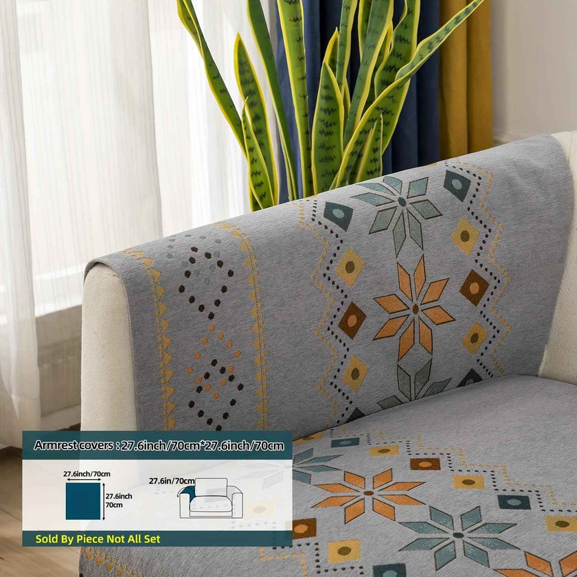Stylish Bohemian Chenille Slipcovers for Couches