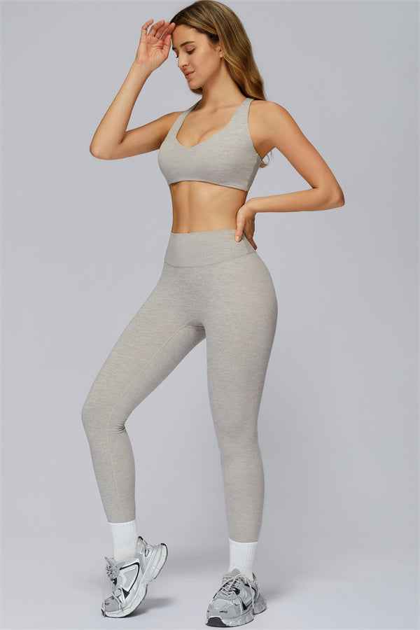The Radiance Racerback Sports Bra Leggings 2-Piece Set