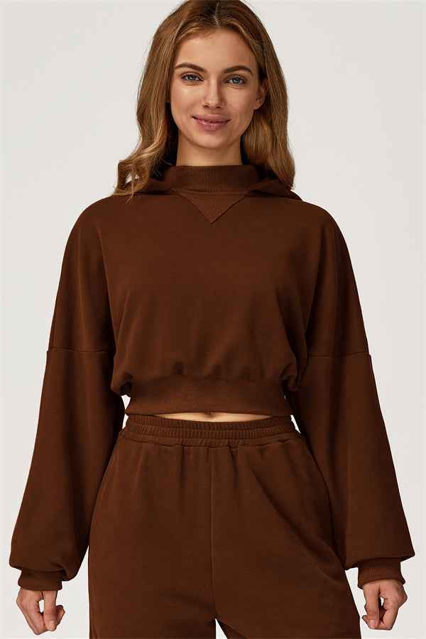 The Axis Crop Hoodie