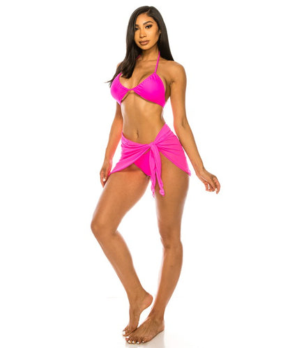 Three Piece Bikini Set - Pikemla