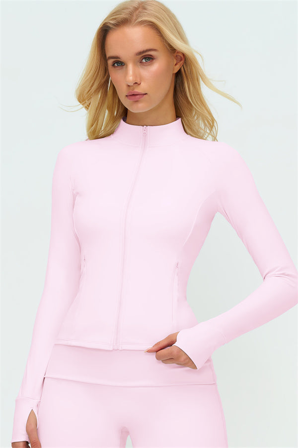 The Twirl Zip Jacket Straight Leg Pants 2-Piece Set