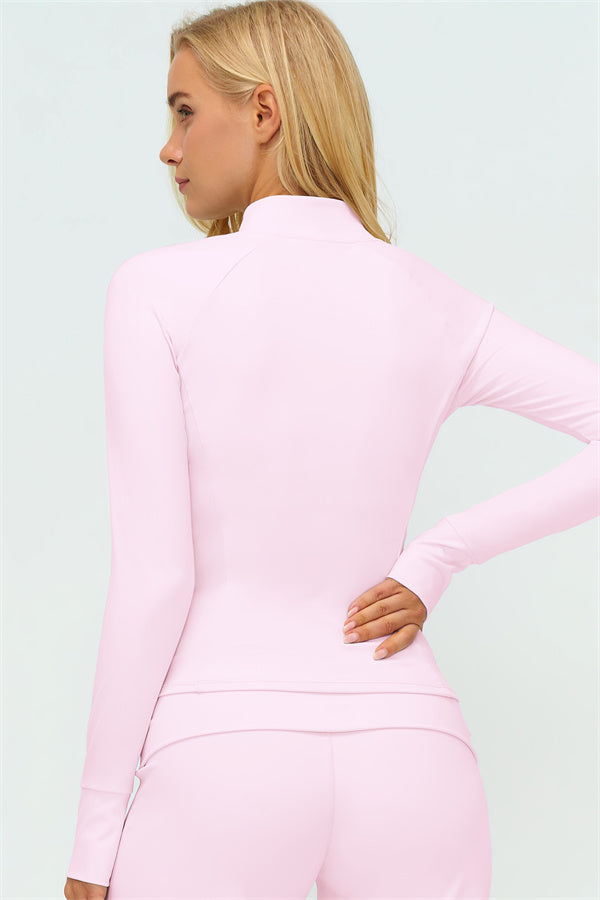 The Twirl Zip Jacket Straight Leg Pants 2-Piece Set