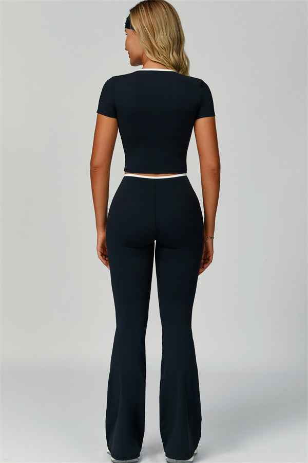 The Skyline Flared Tie Leggings