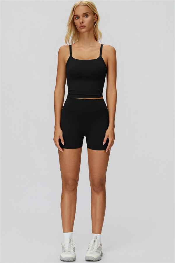 The Fyra Crop Tank Shorts 2-Piece Set
