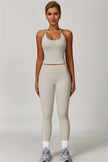 The Surge Halter Crop Top Leggings 2-Piece Set