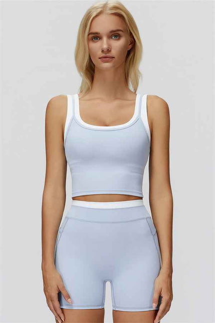 The Canyon Crop Tank Shorts 2-Piece Set