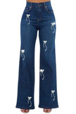 Wide Leg Jean with charms