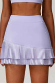 The Lavish Cut-out Crop Top Tennis Skirt 2-Piece Set