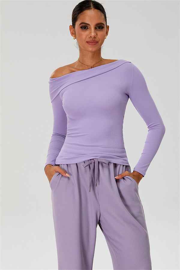 The Rush Off-shoulder T-shirt Sweatpants 2-Piece Set