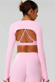 The Ember Sports Bra Crop Top Shorts 3-Piece Set