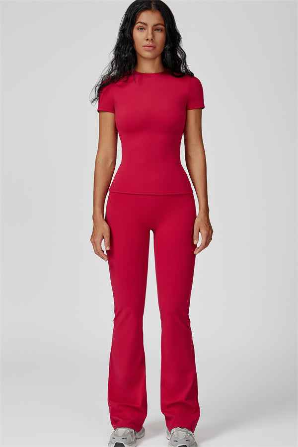 The Oasis T-shirt Flared Leggings 2-Piece Set