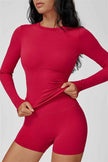 The Oasis Long Sleeve T-shirt Shorts 2-Piece Set