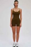 The Svelte Cross Back Tank Top Shorts 2-Piece Set