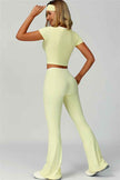 The Skyline Flared Tie Leggings