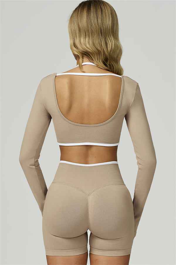 The Prime Line Long Sleeve Crop Top