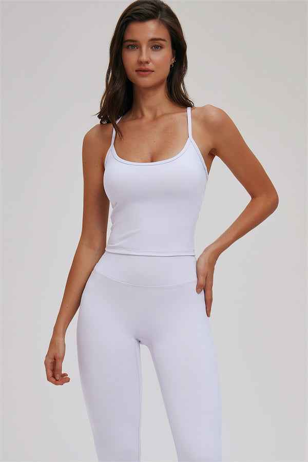 The Svelte Cross Back Tank Top Leggings 2-Piece Set