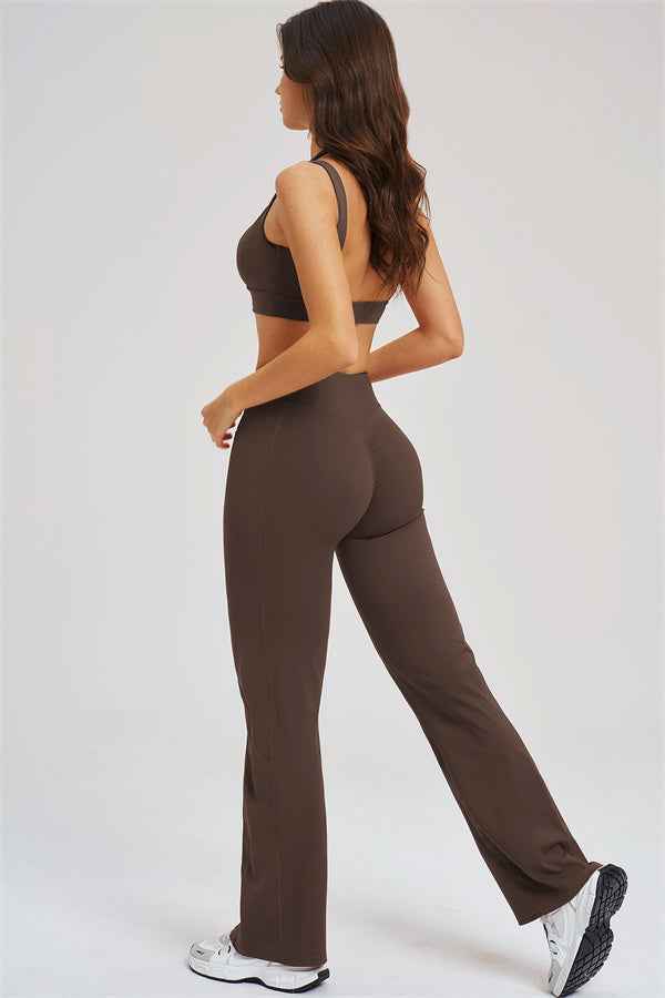The Sizzle Sports Bra Flared Leggings 2-Piece Set