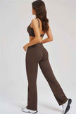 The Sizzle Sports Bra Flared Leggings 2-Piece Set