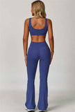 The Lavish Sports Bra Flared Leggings 2-Piece Set