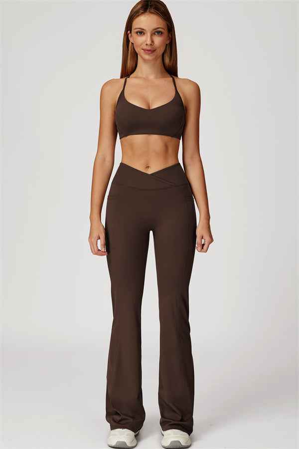 The Propel Sports Bra Flared Leggings 2-Piece Set