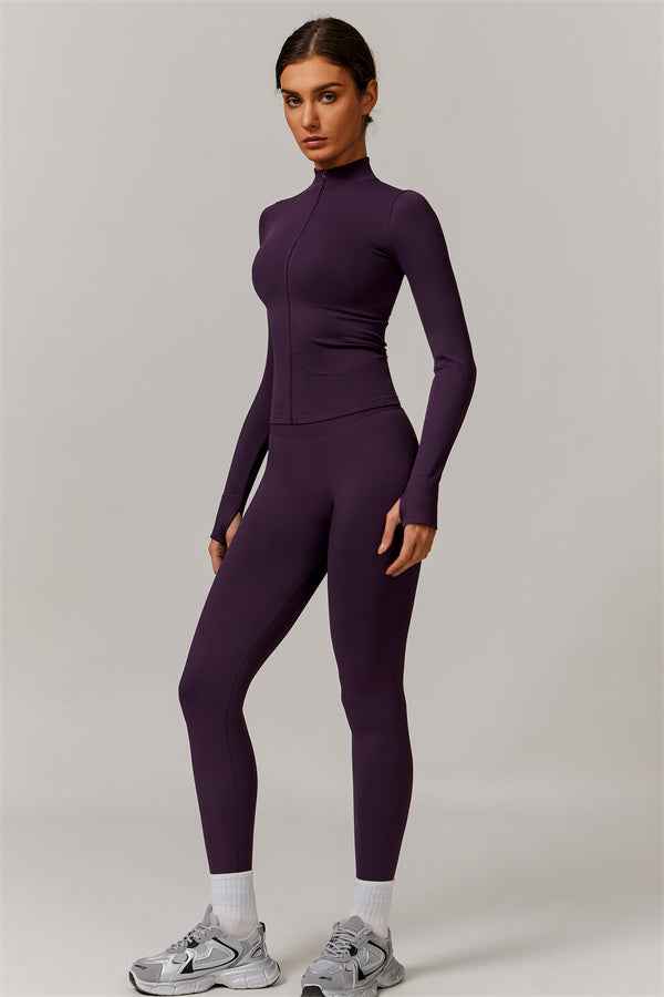 The Nova Luxe Jacket Sports Bra Leggings 3-Piece Set