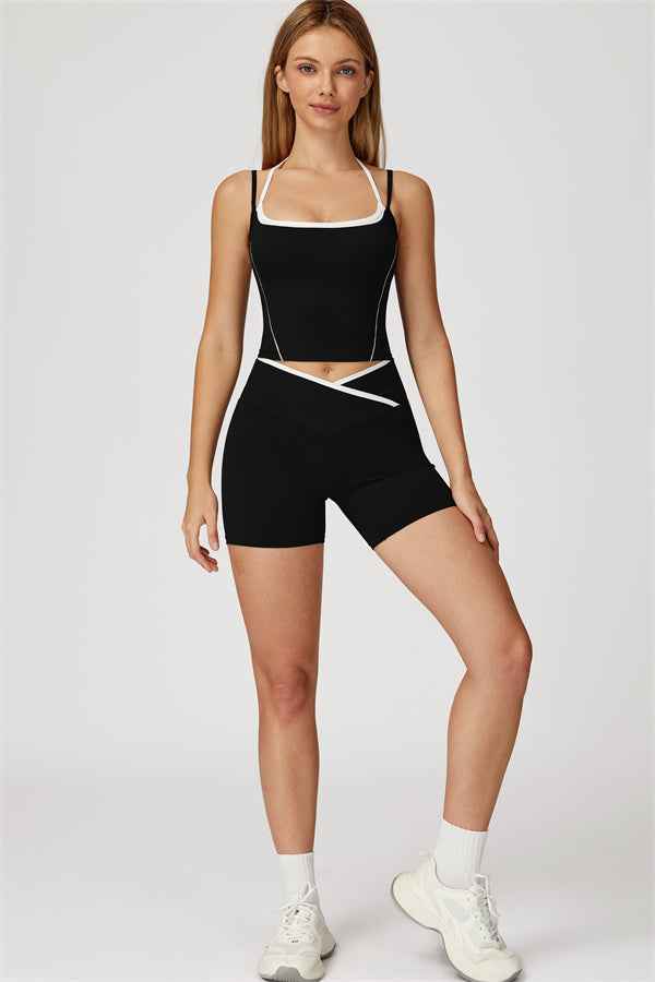 The Radiant Crop Top Shorts 2-Piece Set