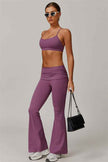 The Juno Star Sports Bra Flared Leggings 2-Piece Set