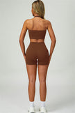 The Seraphine Halter Crop Top