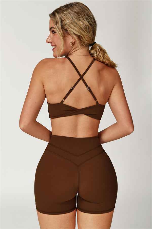 The Enigma Sports Bra Shorts 2-Piece Set