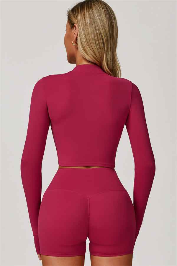 The Eloise Jacket Sports Bra Shorts 3-Piece Set