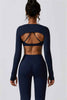 Juno Star Crop Top Sports Bra Leggings 3-Piece Set