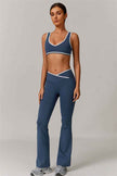 The Stamina Sports Bra Flared Leggings 2-Piece Set