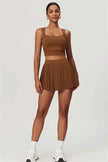 The Balance Crop Top Tennis Skirt 2-Piece Set