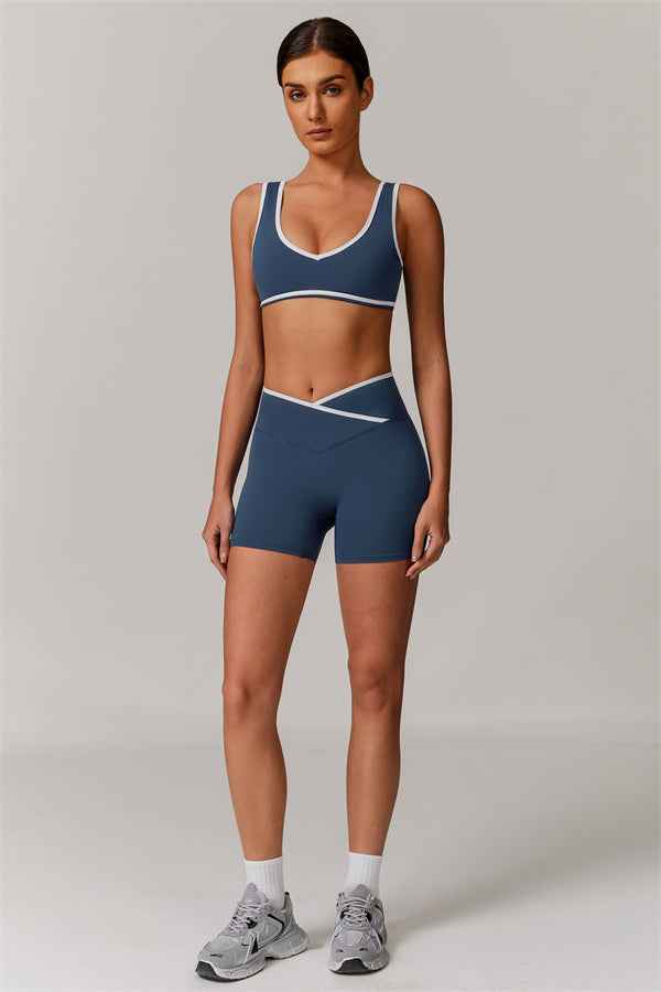 The Stamina Sports Bra Shorts 2-Piece Set
