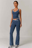 The Stamina Tank Top Flared Leggings 2-Piece Set