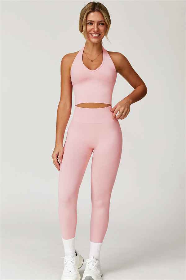 The Delight Halter Top Leggings 2-Piece Set