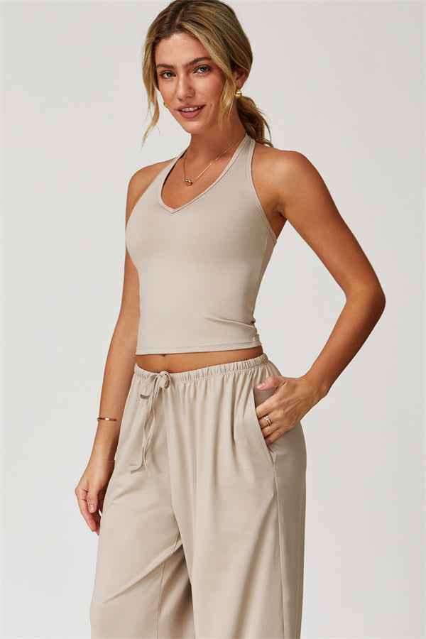 The Sprint Halter Tank Top Sweatpants 2-Piece Set