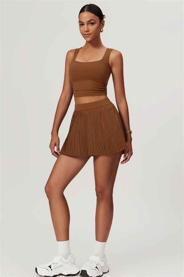 The Balance Crop Top Tennis Skirt 2-Piece Set
