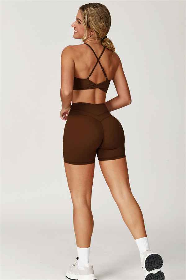 The Enigma Sports Bra Shorts 2-Piece Set