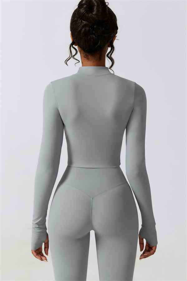 Juno Star Jacket Sports Bra Leggings 3-Piece Set