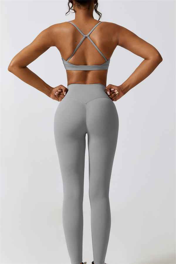 Juno Star Sports Bra Leggings 2-Piece Set