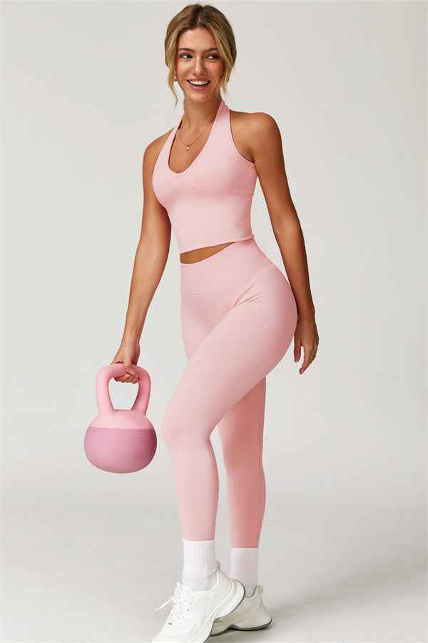 The Delight Halter Top Leggings 2-Piece Set